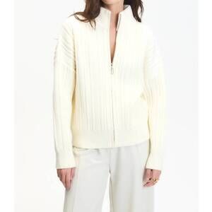 NEW DELUC women's jasper cardigan in ecru